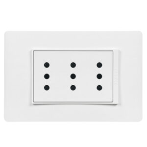 Enchufe Luzica Triple 10A/250V Blanco