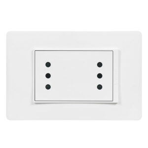 Enchufe Luzica Doble 10A/250V Blanco